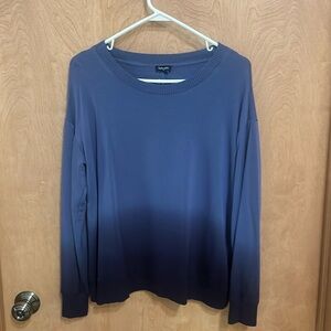 Navy and baby blue sweater. Size medium.